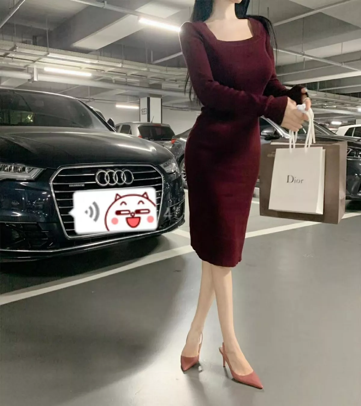 网络美女薇薇微信朋友圈资源合集私房性感连身裙系列秀魔鬼身材迷人诱惑写真297P