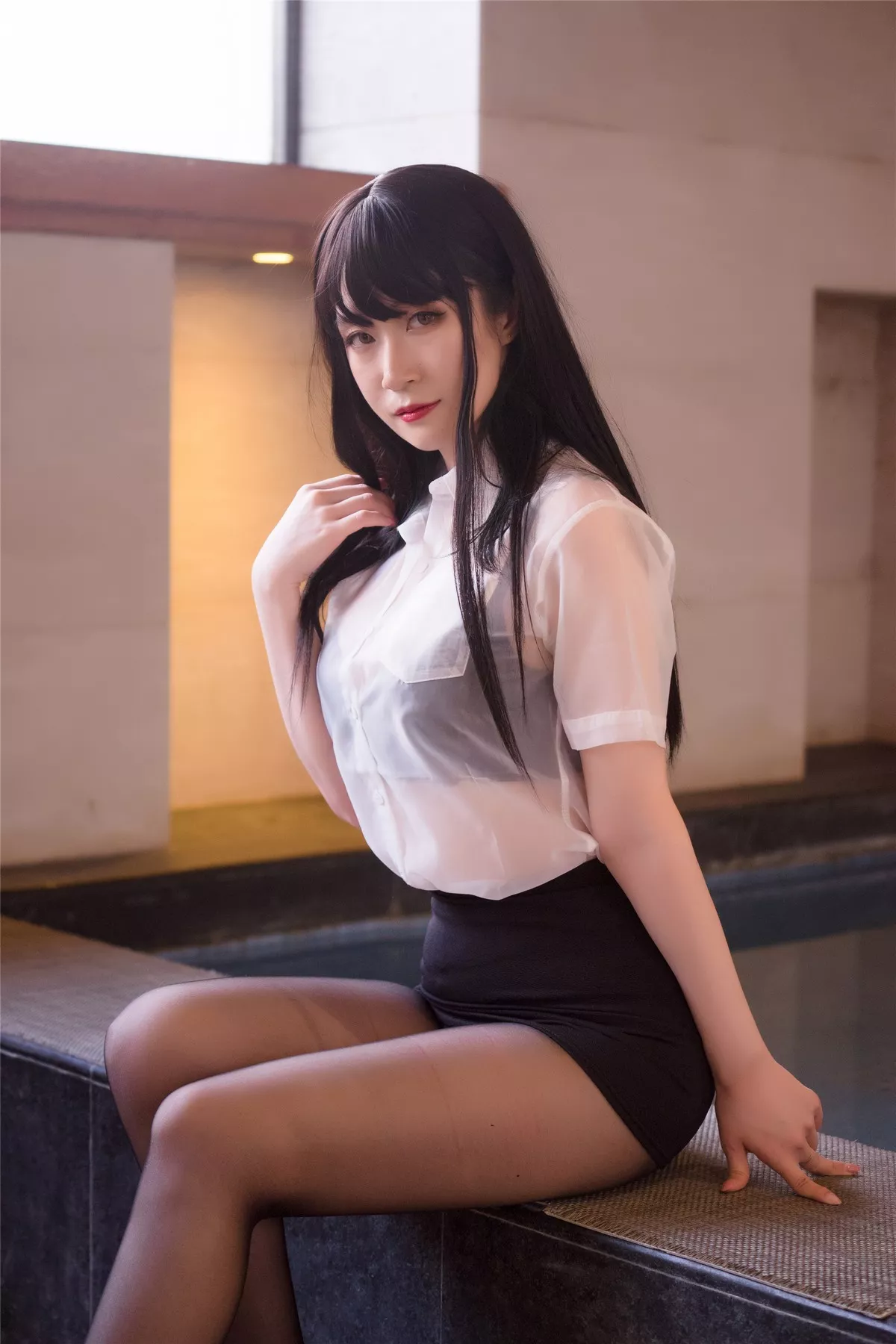 Coser小姐姐白银＆摇摇乐性感姐妹花主题私房性感丝袜系列秀翘臀撩人诱惑写真125P