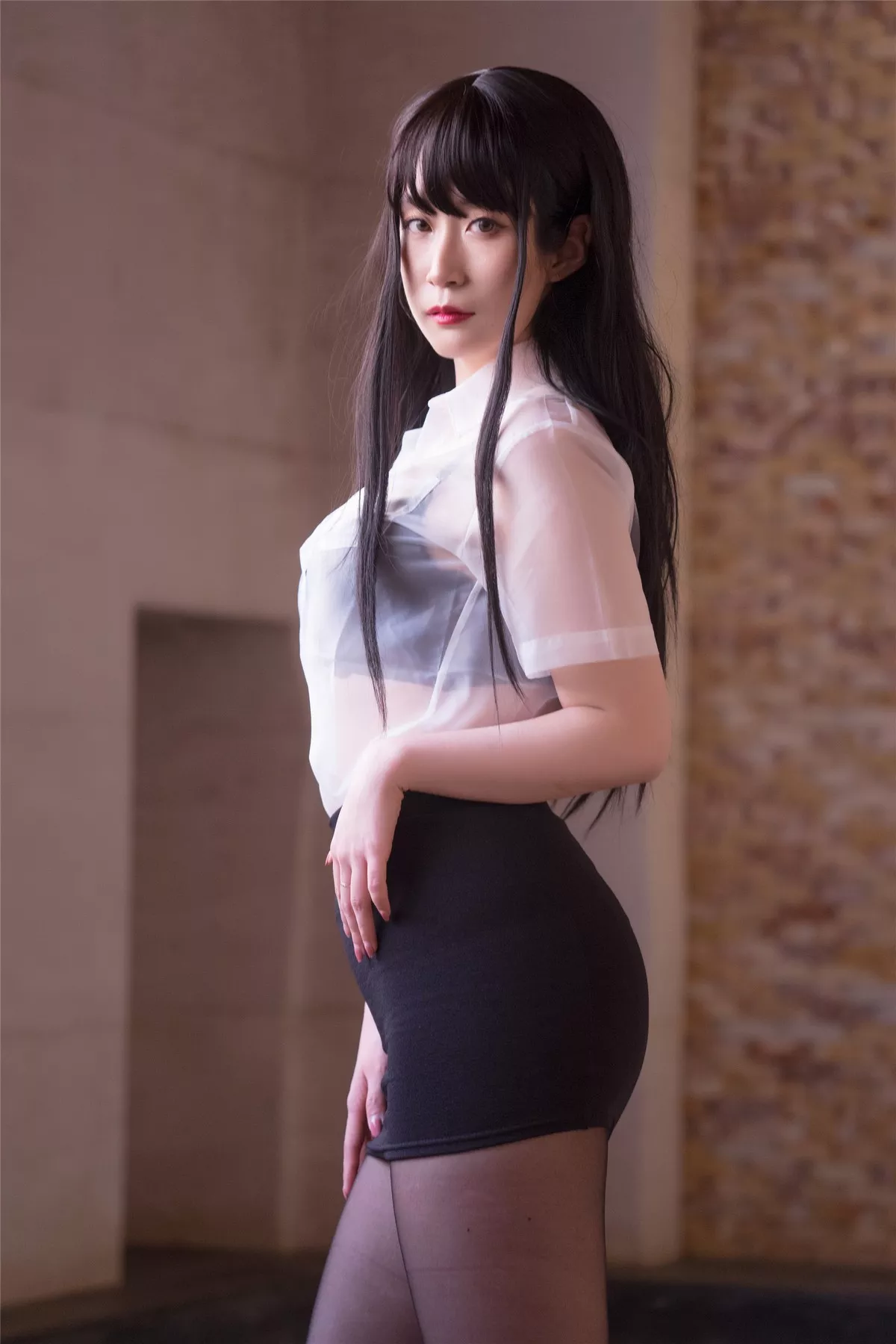Coser小姐姐白银＆摇摇乐性感姐妹花主题私房性感丝袜系列秀翘臀撩人诱惑写真125P