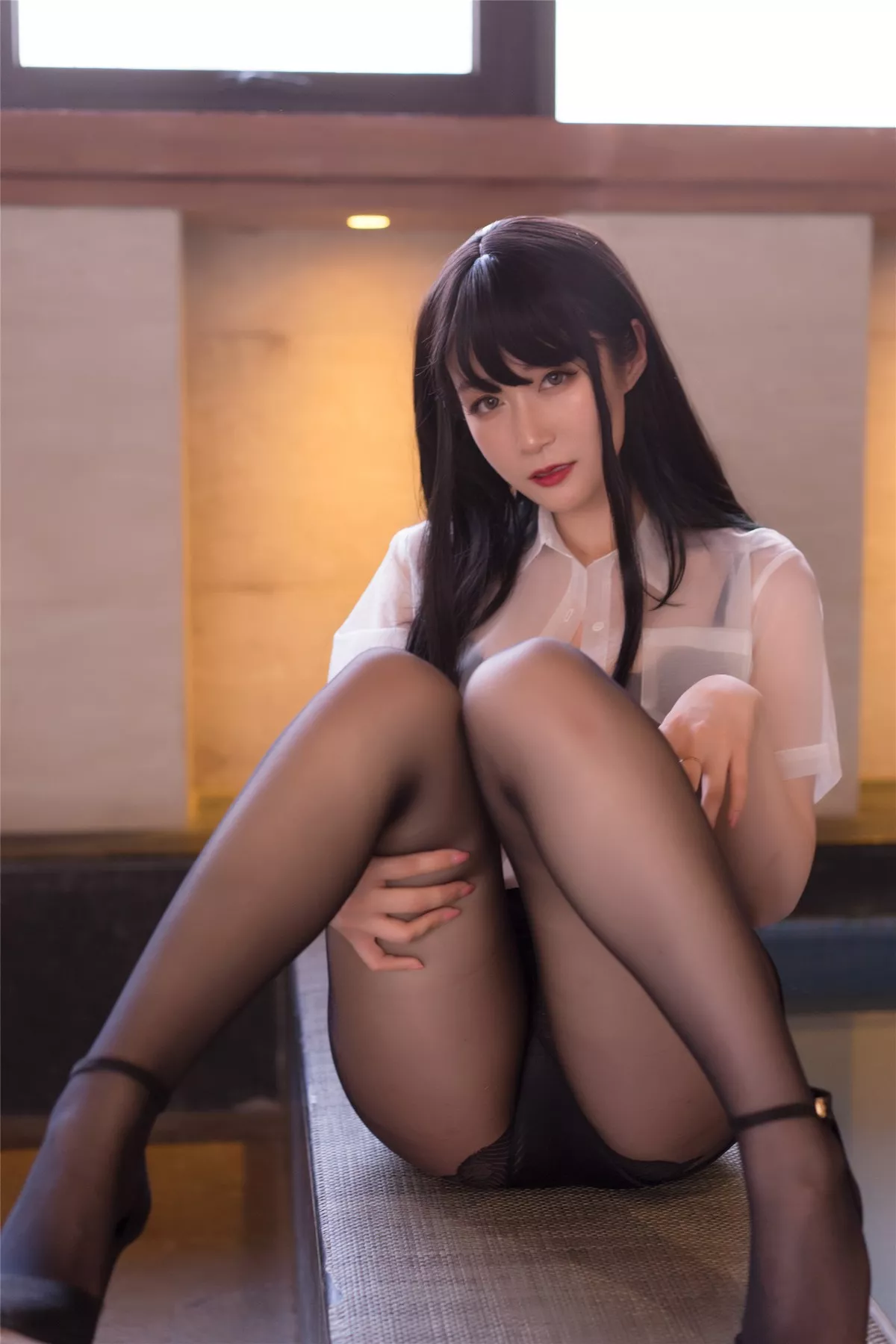 Coser小姐姐白银＆摇摇乐性感姐妹花主题私房性感丝袜系列秀翘臀撩人诱惑写真125P