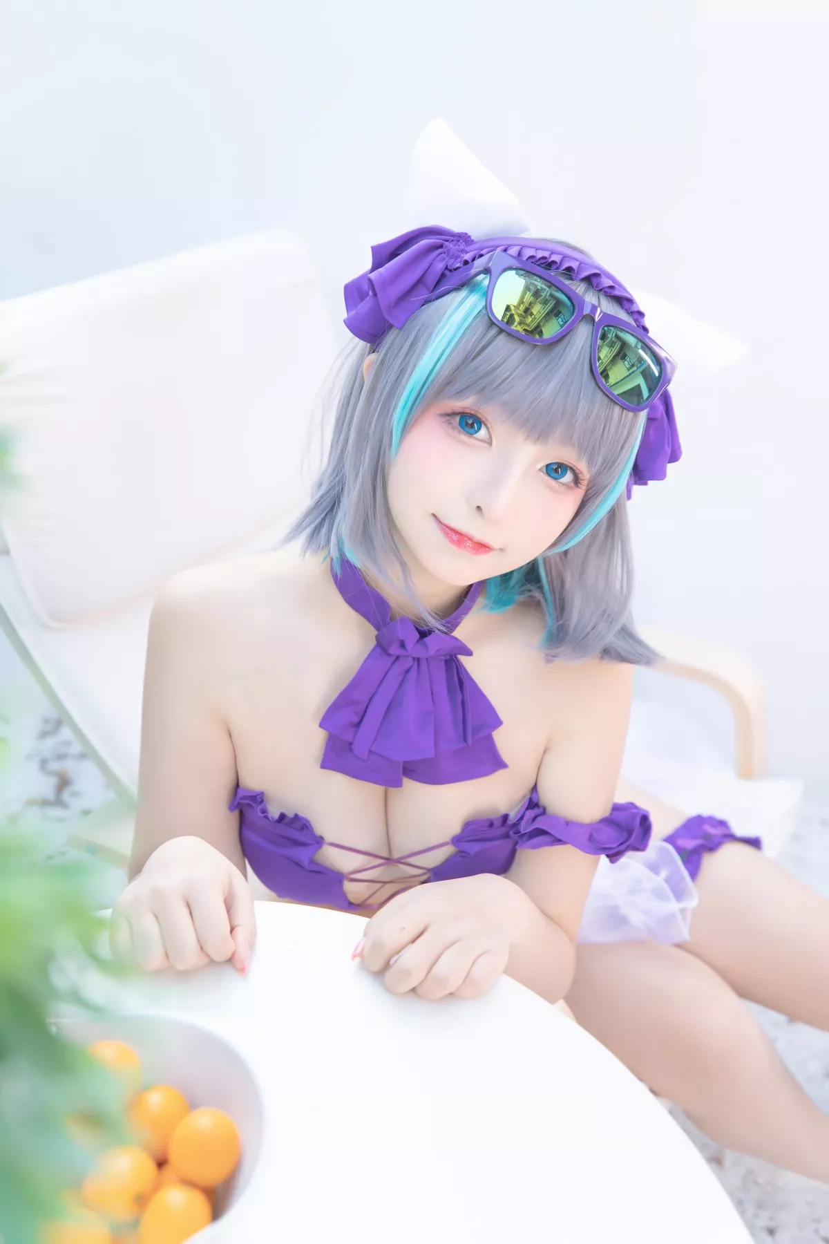 萝莉美女神楽坂真冬柴郡Cos纯色庭院主题私房浴室性感比基尼秀完美身材诱惑写真150P