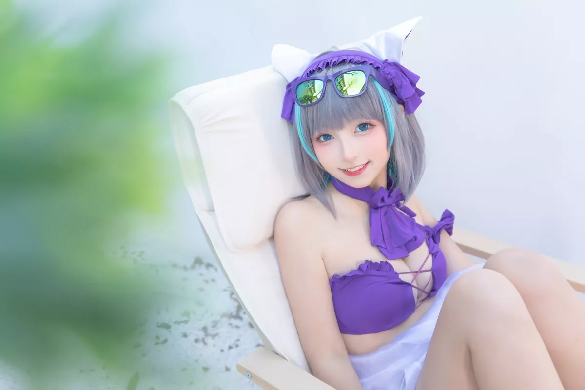 萝莉美女神楽坂真冬柴郡Cos纯色庭院主题私房浴室性感比基尼秀完美身材诱惑写真150P