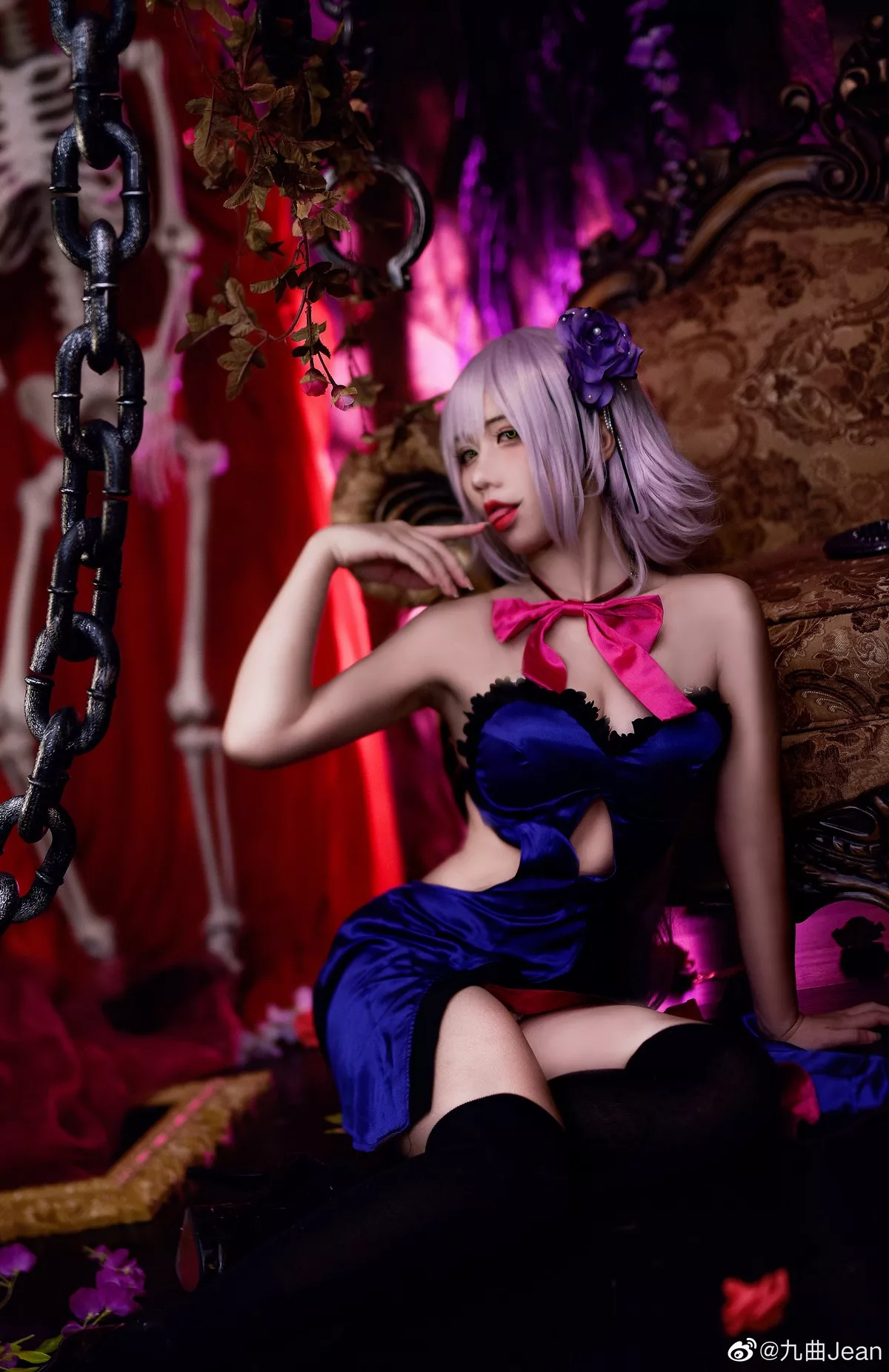 动漫博主九曲Jean-FGO主题私房性感多套服饰系列秀完美身材迷人诱惑写真167P