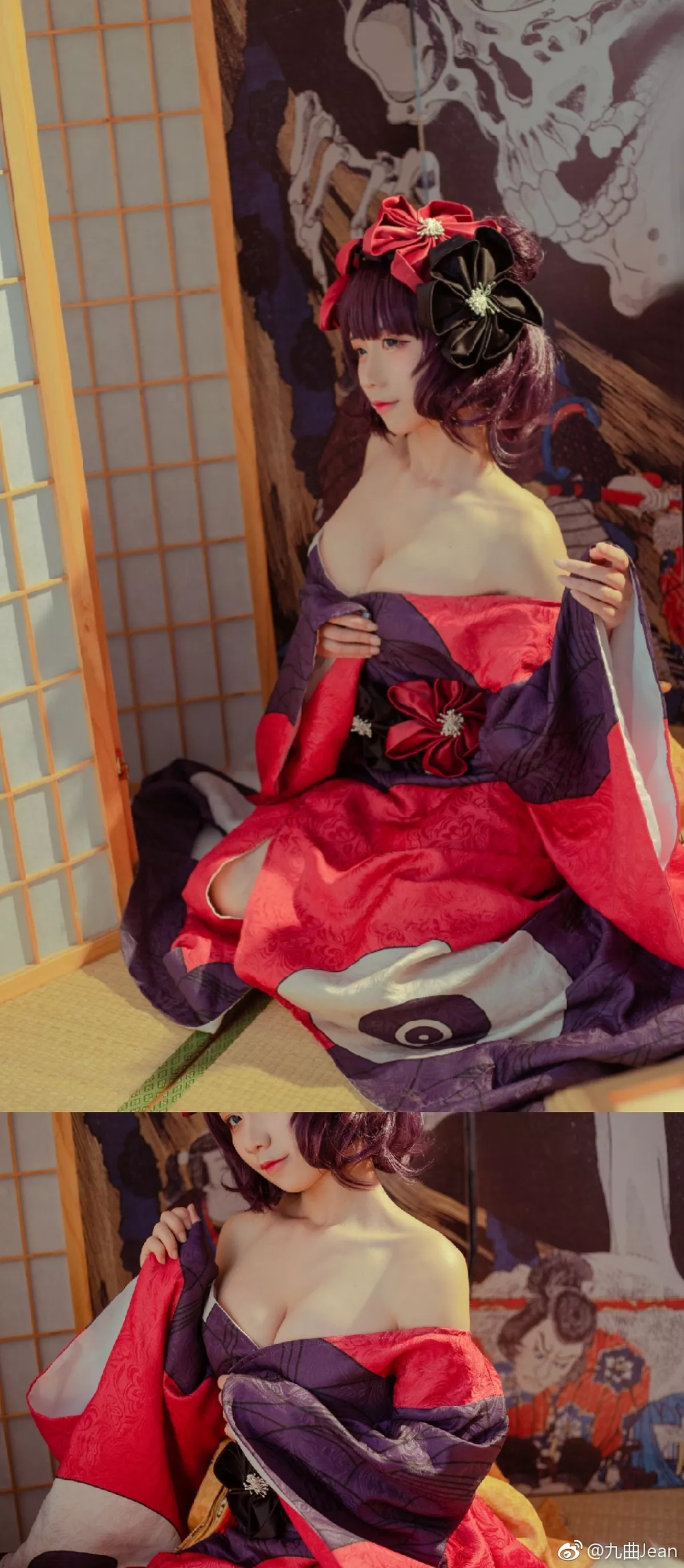 动漫博主九曲Jean-FGO主题私房性感多套服饰系列秀完美身材迷人诱惑写真167P