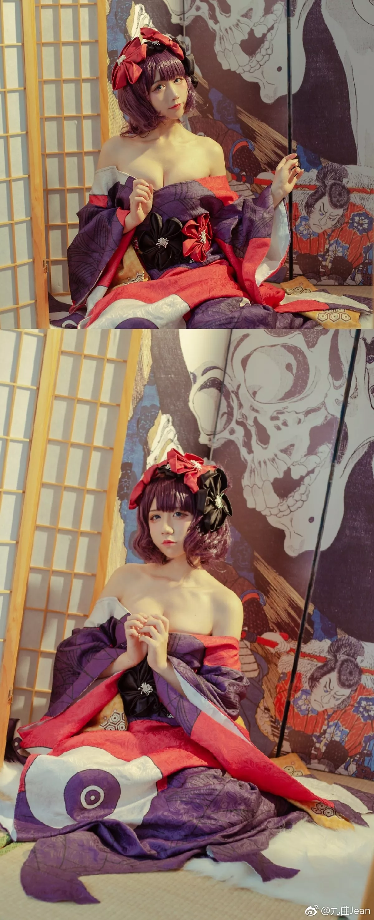 动漫博主九曲Jean-FGO主题私房性感多套服饰系列秀完美身材迷人诱惑写真167P