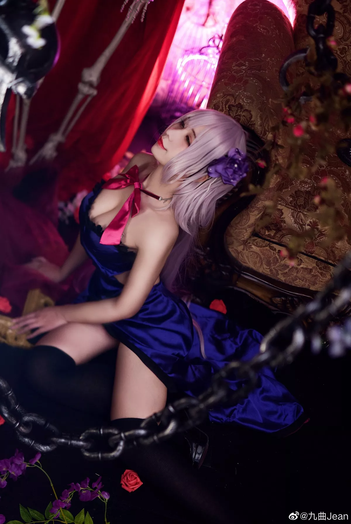 动漫博主九曲Jean-FGO主题私房性感多套服饰系列秀完美身材迷人诱惑写真167P