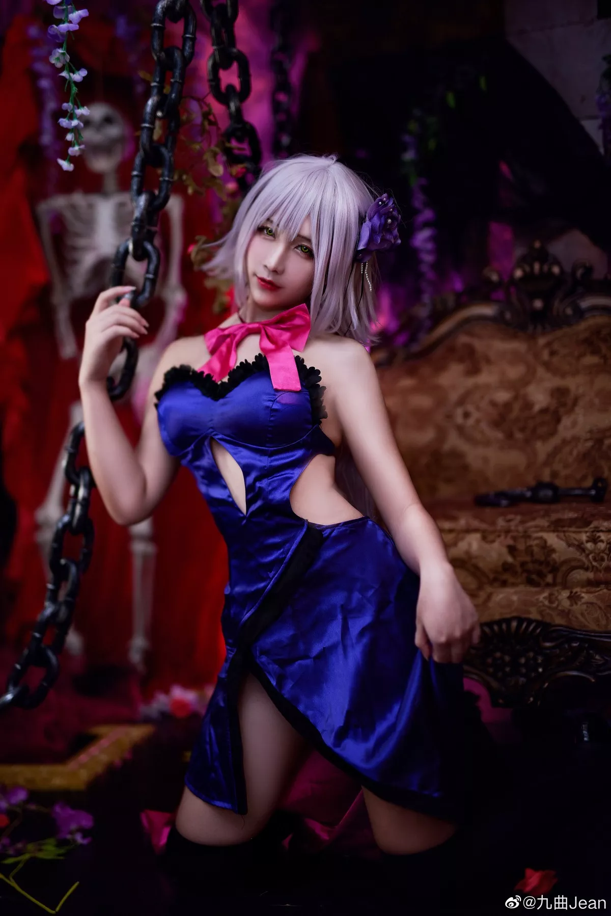 动漫博主九曲Jean-FGO主题私房性感多套服饰系列秀完美身材迷人诱惑写真167P