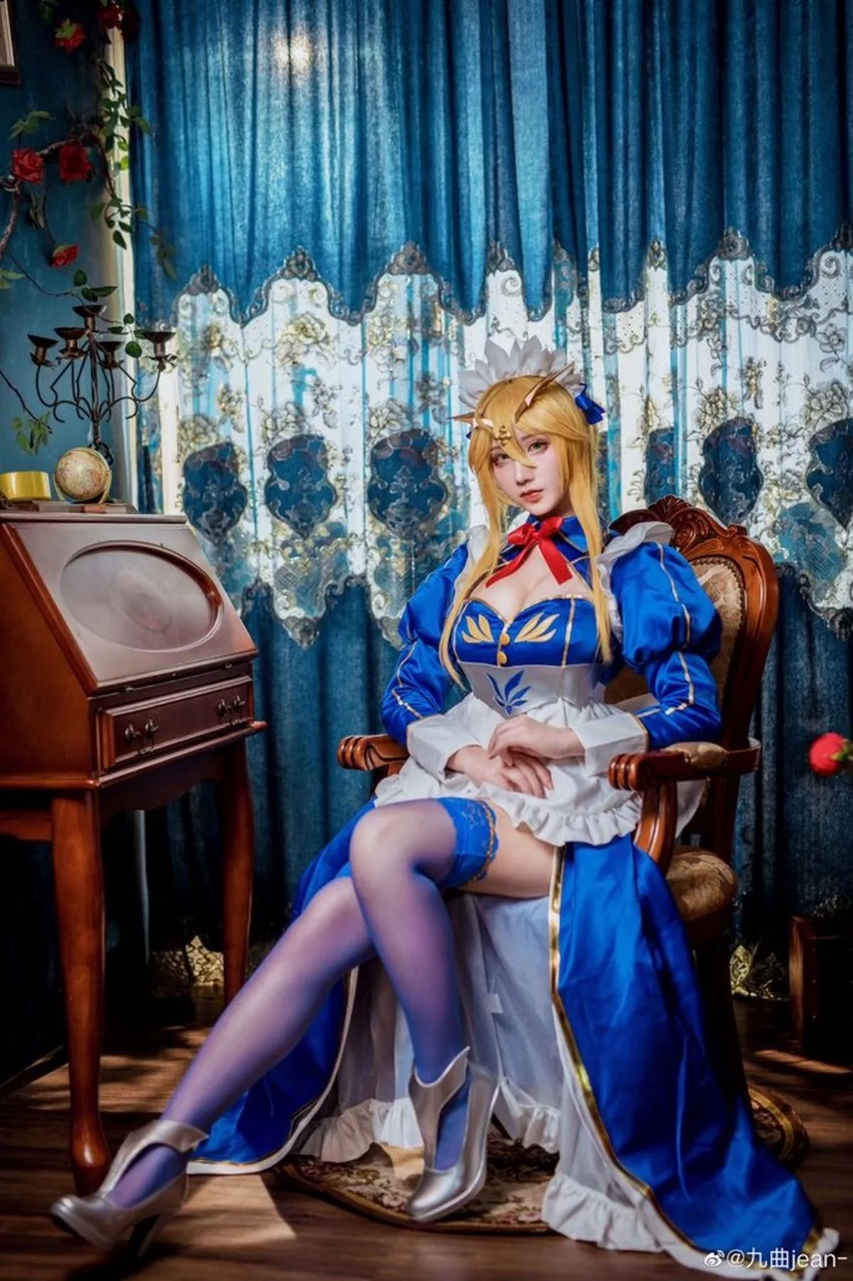 动漫博主九曲Jean-FGO主题私房性感多套服饰系列秀完美身材迷人诱惑写真167P
