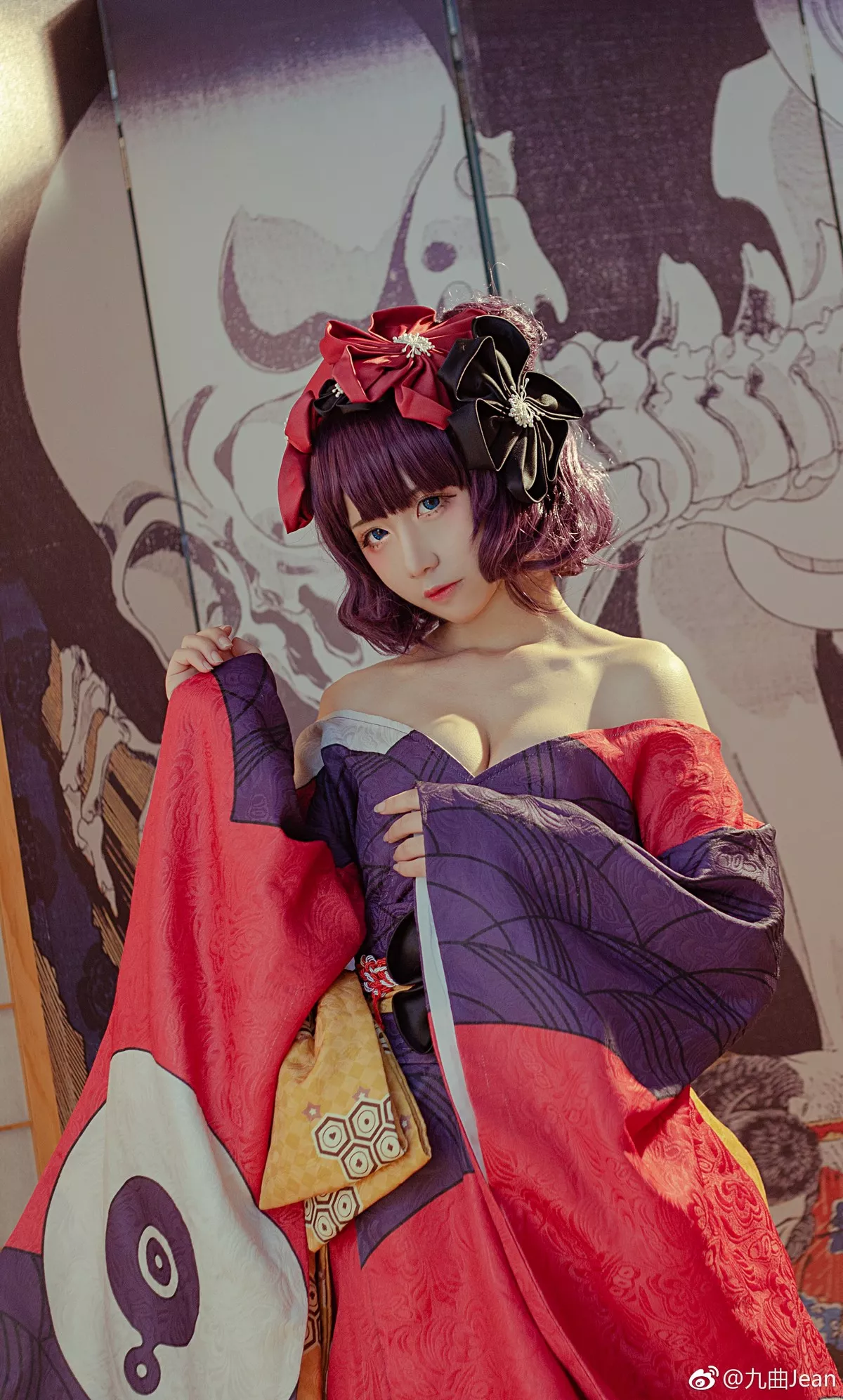 动漫博主九曲Jean-FGO主题私房性感多套服饰系列秀完美身材迷人诱惑写真167P