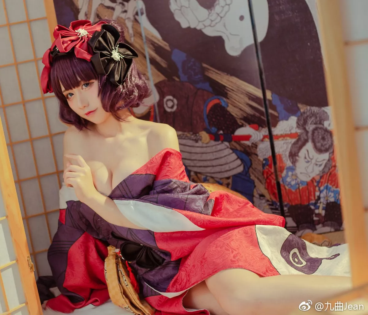 动漫博主九曲Jean-FGO主题私房性感多套服饰系列秀完美身材迷人诱惑写真167P
