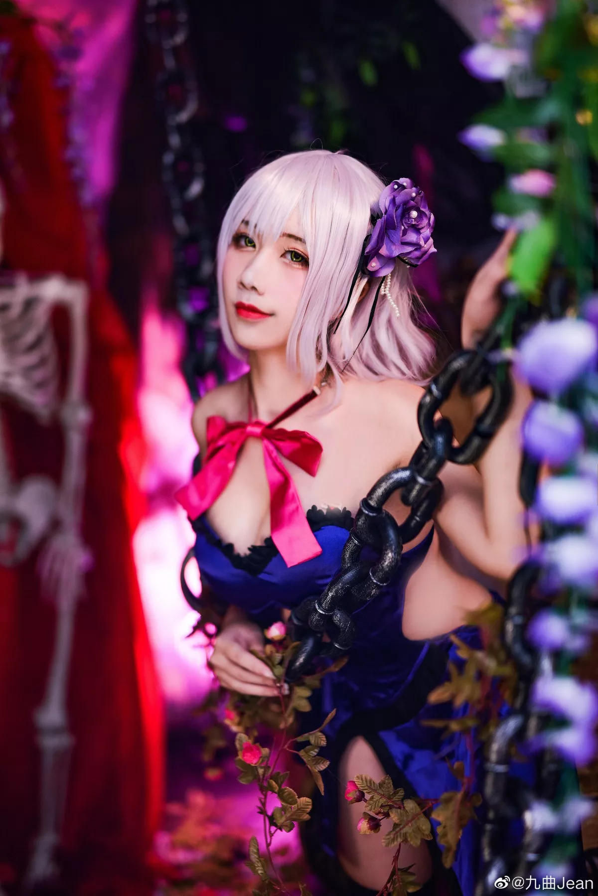 动漫博主九曲Jean-FGO主题私房性感多套服饰系列秀完美身材迷人诱惑写真167P