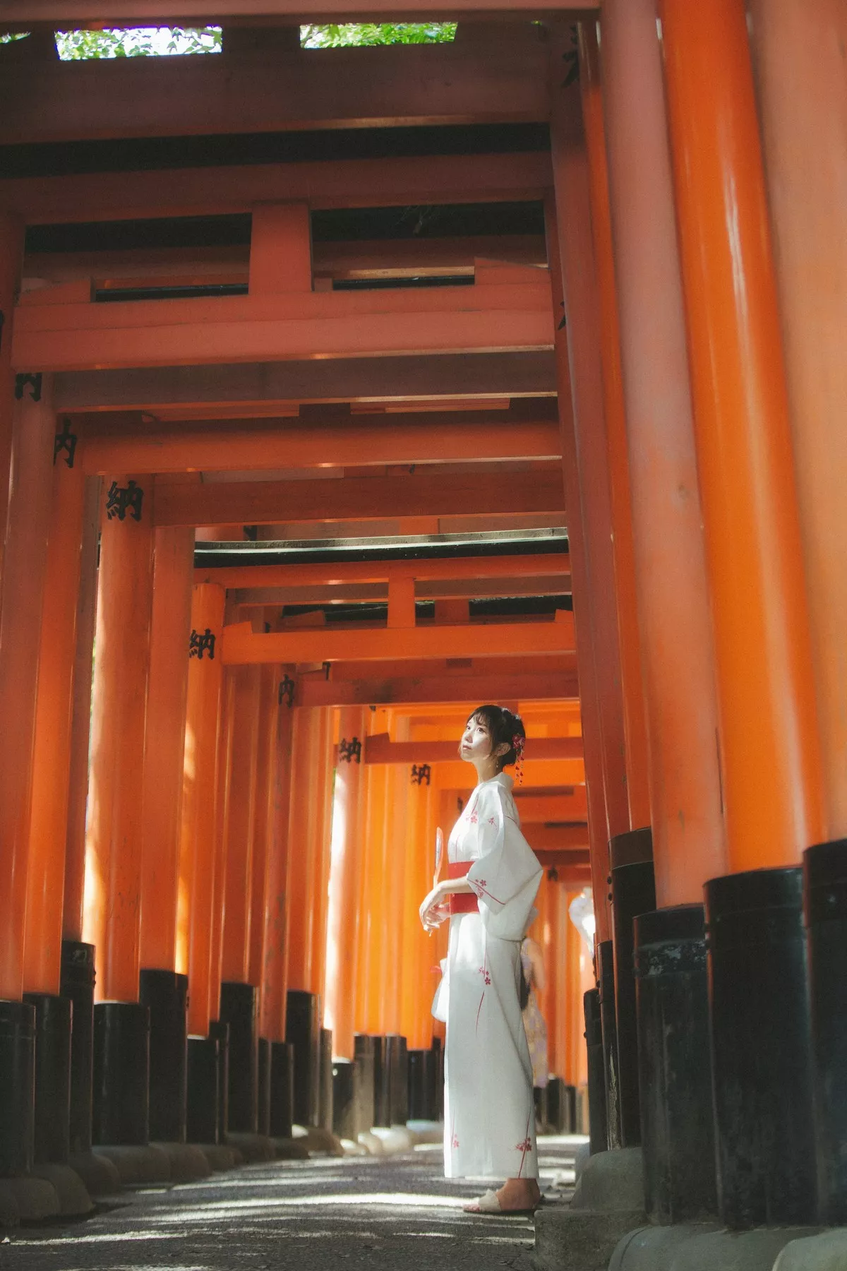 次元少女念雪ww六月间事主题日本旅拍系列户外性感JK制服+和服迷人诱惑写真100P