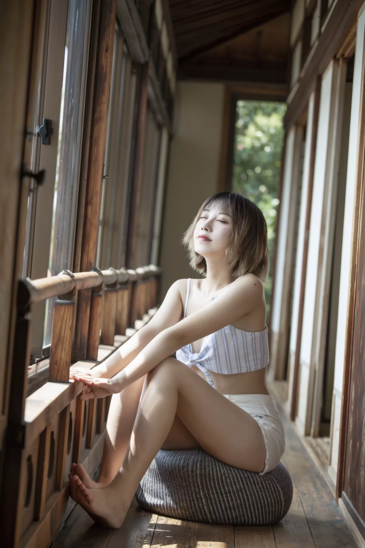 次元少女念雪ww六月间事主题日本旅拍系列户外性感JK制服+和服迷人诱惑写真100P