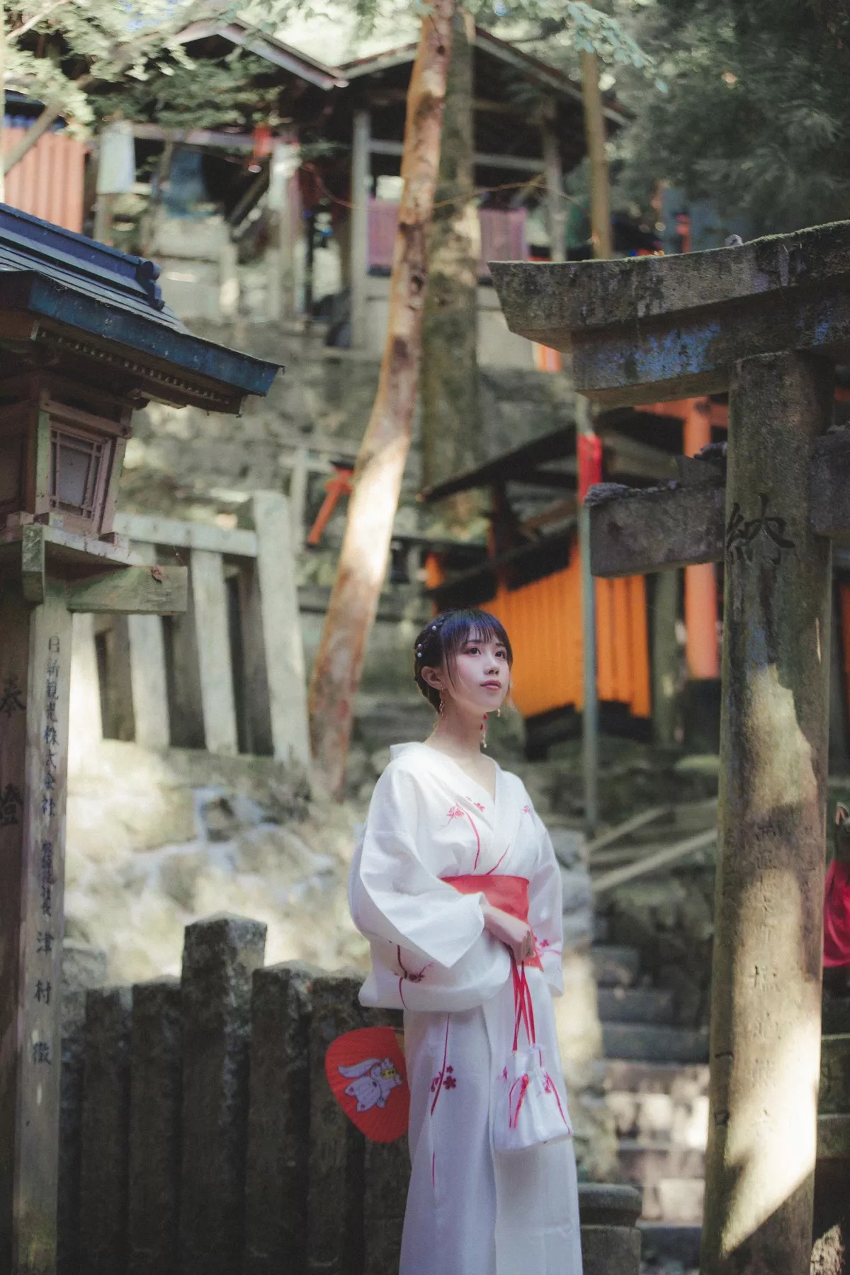 次元少女念雪ww六月间事主题日本旅拍系列户外性感JK制服+和服迷人诱惑写真100P