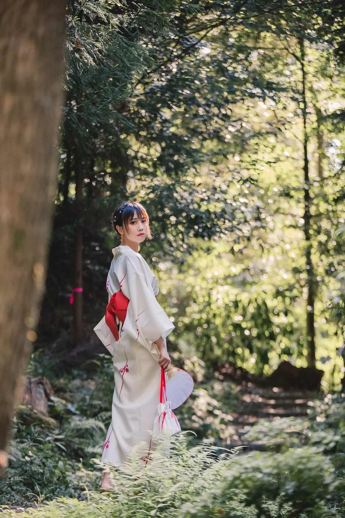 次元少女念雪ww六月间事主题日本旅拍系列户外性感JK制服+和服迷人诱惑写真100P