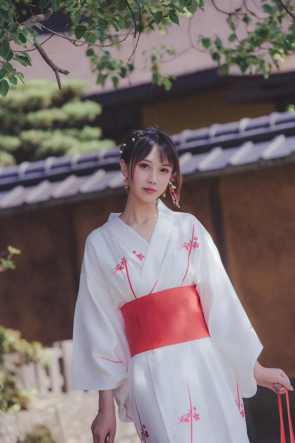 次元少女念雪ww六月间事主题日本旅拍系列户外性感JK制服+和服迷人诱惑写真100P