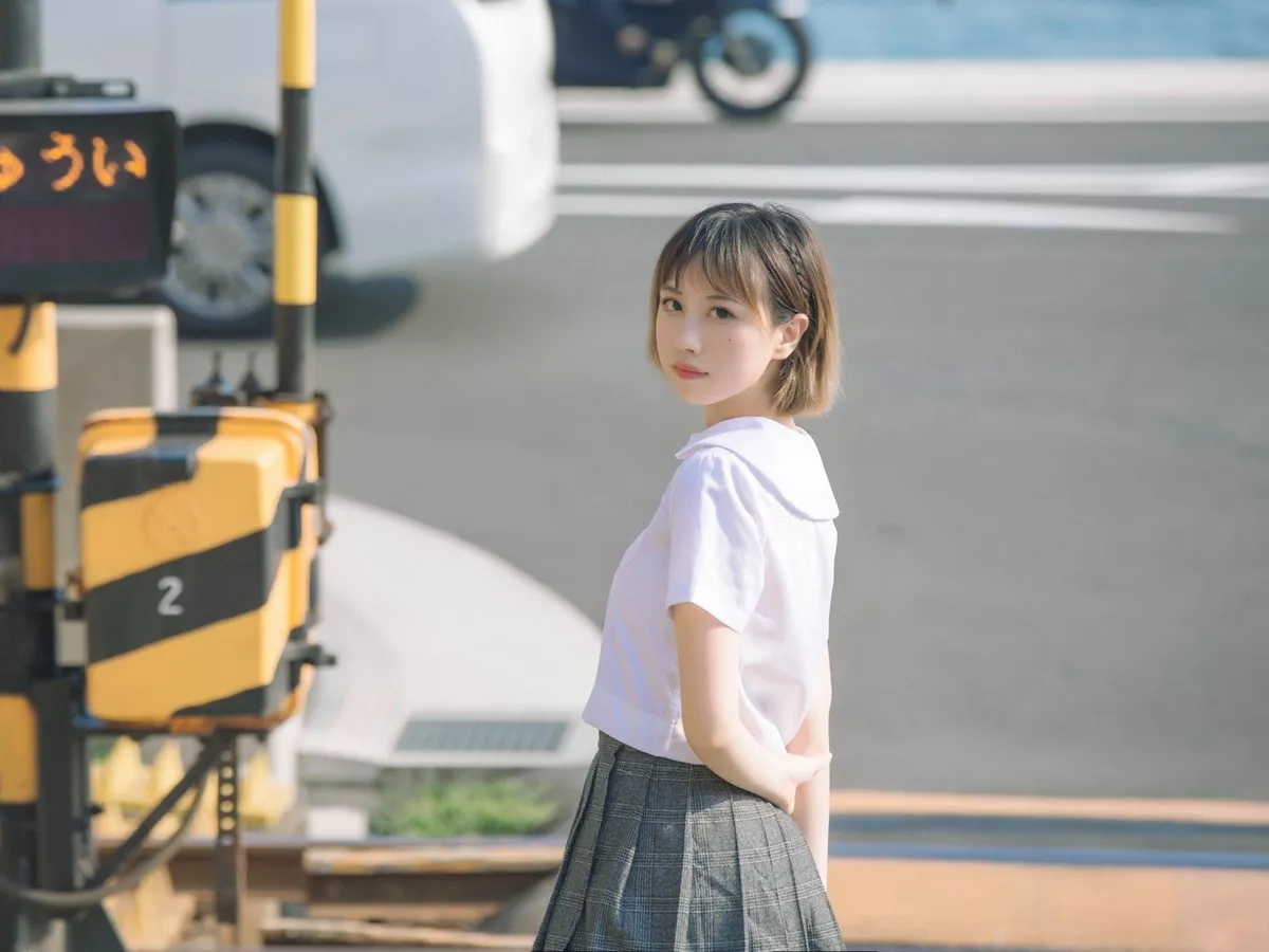 次元少女念雪ww六月间事主题日本旅拍系列户外性感JK制服+和服迷人诱惑写真100P