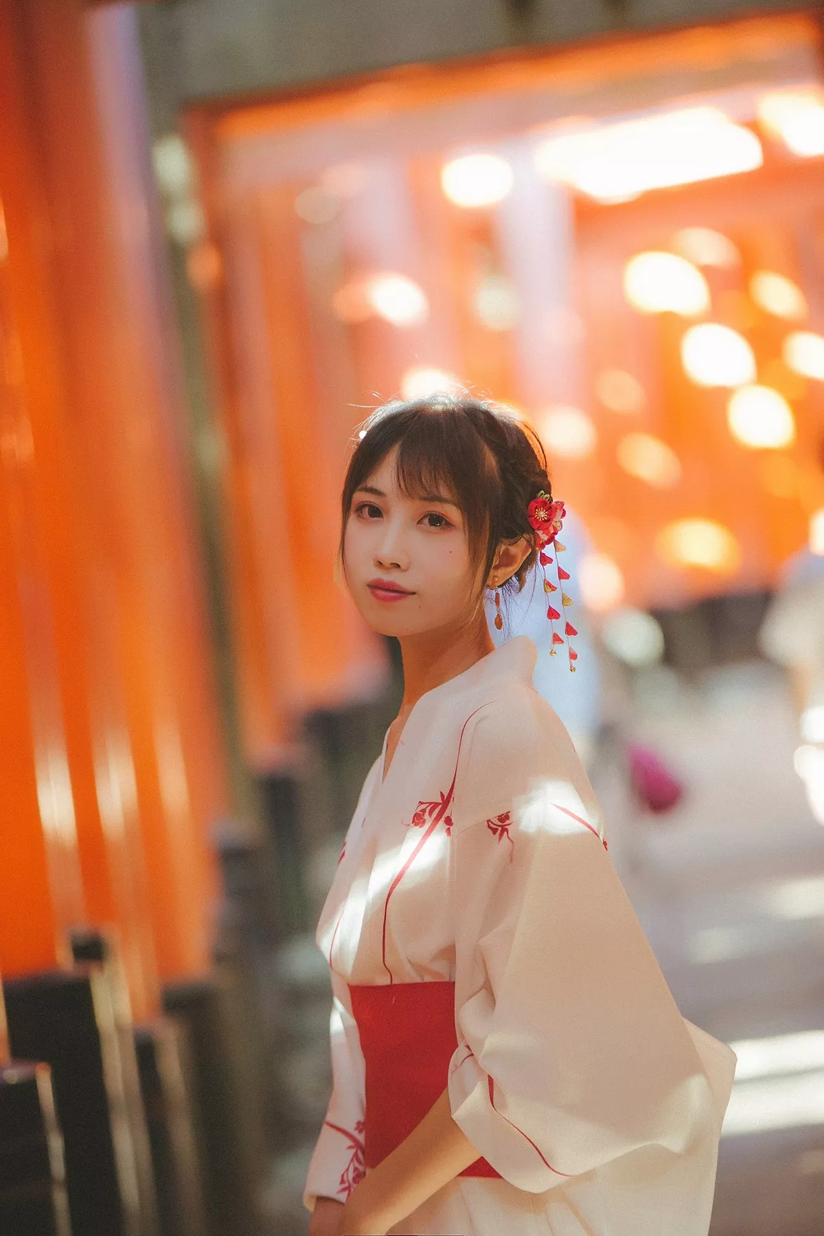 次元少女念雪ww六月间事主题日本旅拍系列户外性感JK制服+和服迷人诱惑写真100P