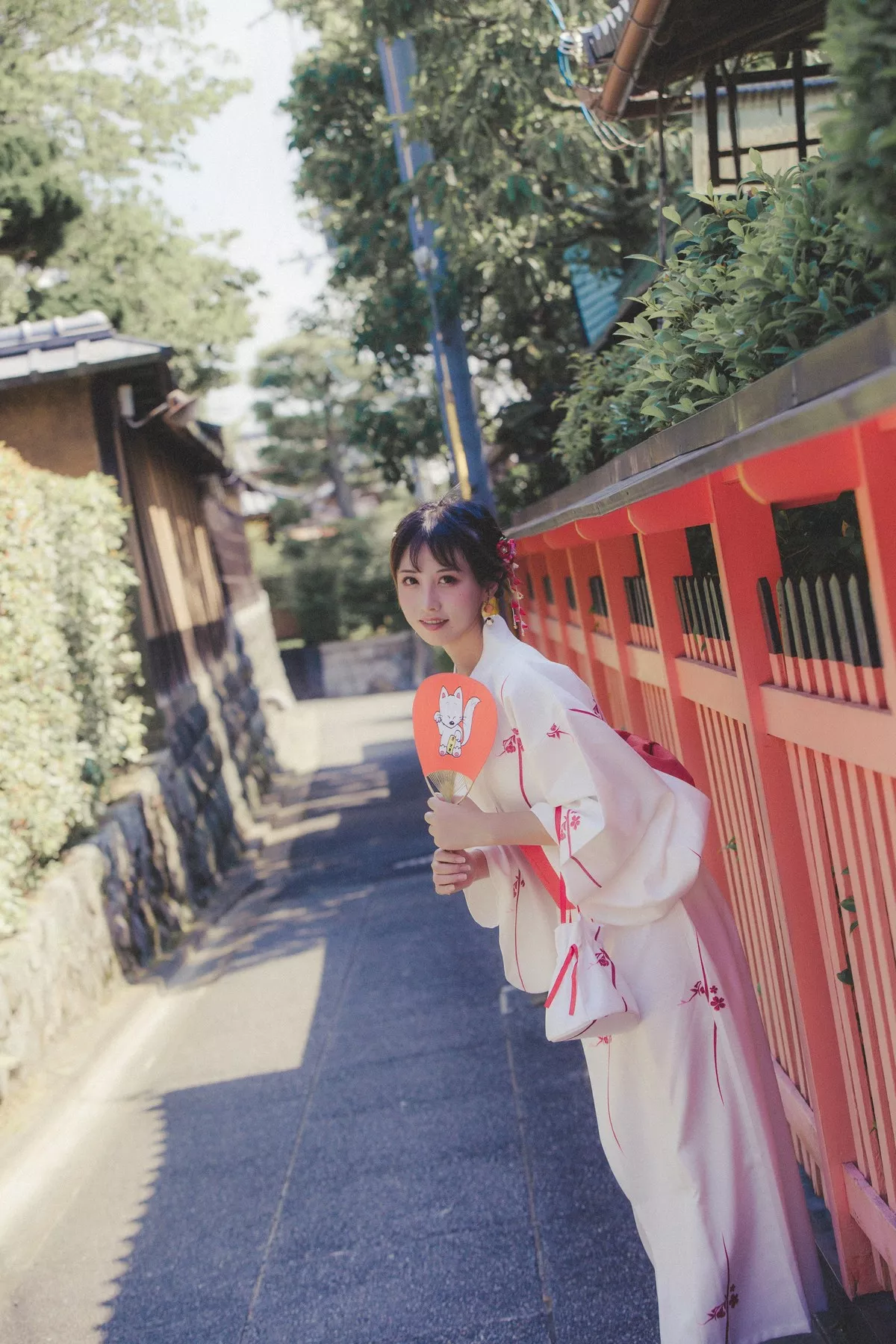 次元少女念雪ww六月间事主题日本旅拍系列户外性感JK制服+和服迷人诱惑写真100P