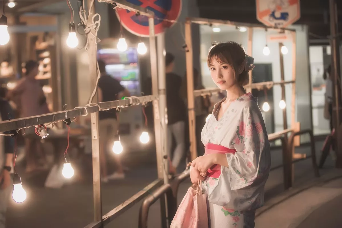 次元少女念雪ww六月间事主题日本旅拍系列户外性感JK制服+和服迷人诱惑写真100P