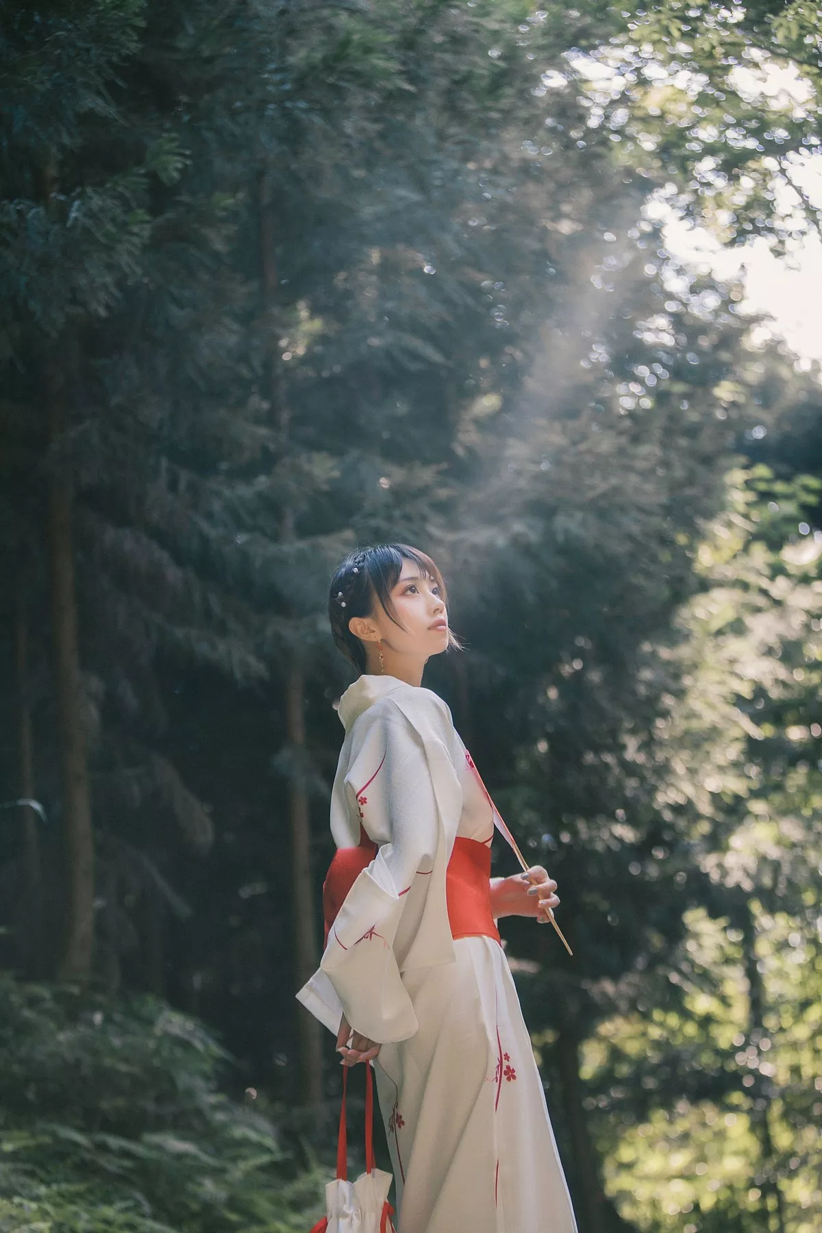 次元少女念雪ww六月间事主题日本旅拍系列户外性感JK制服+和服迷人诱惑写真100P
