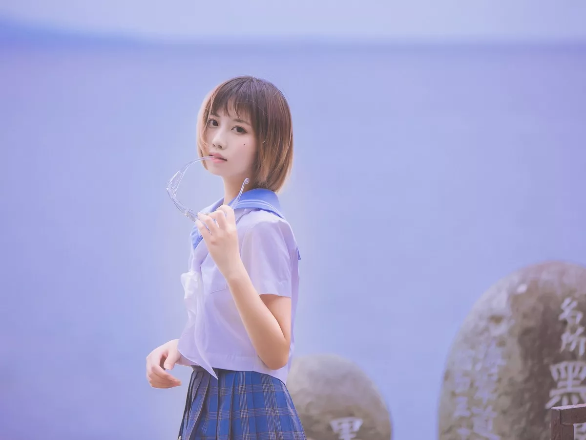 次元少女念雪ww六月间事主题日本旅拍系列户外性感JK制服+和服迷人诱惑写真100P
