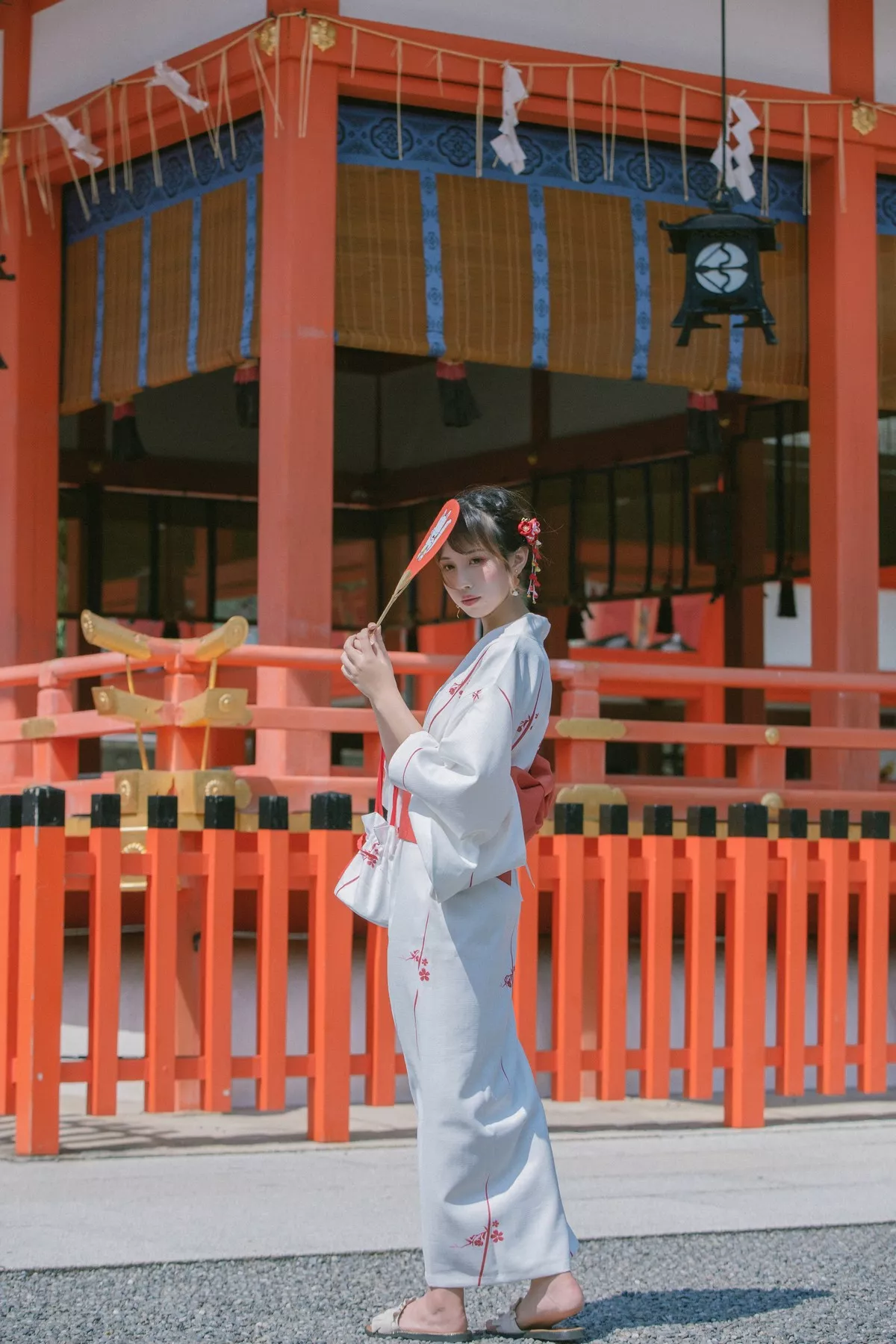 次元少女念雪ww六月间事主题日本旅拍系列户外性感JK制服+和服迷人诱惑写真100P