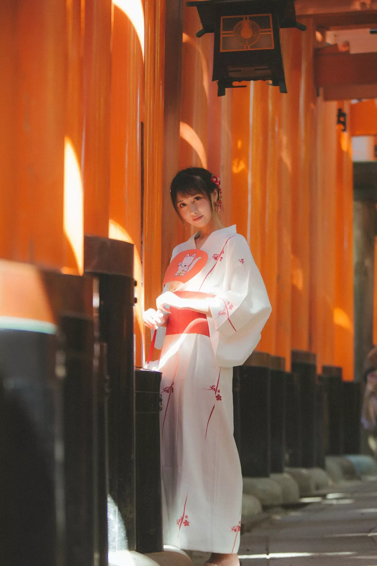 次元少女念雪ww六月间事主题日本旅拍系列户外性感JK制服+和服迷人诱惑写真100P