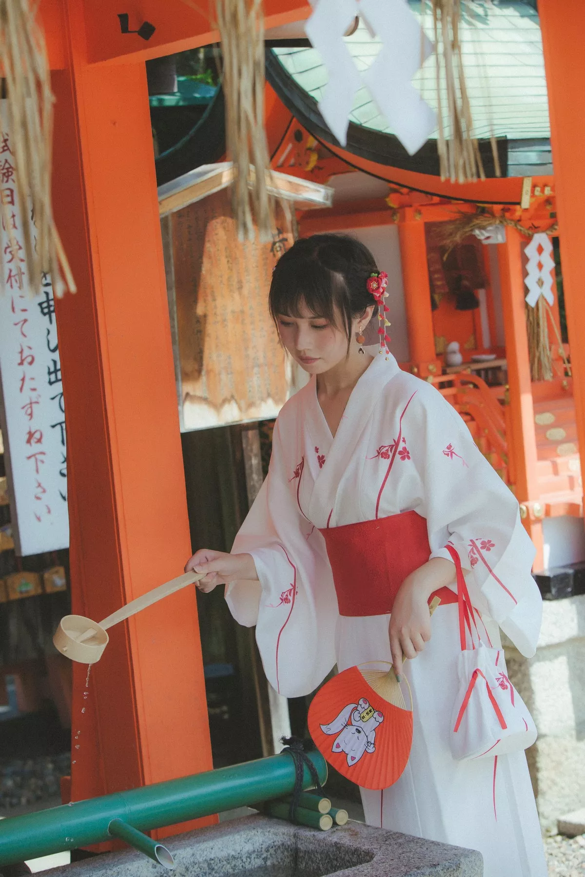 次元少女念雪ww六月间事主题日本旅拍系列户外性感JK制服+和服迷人诱惑写真100P