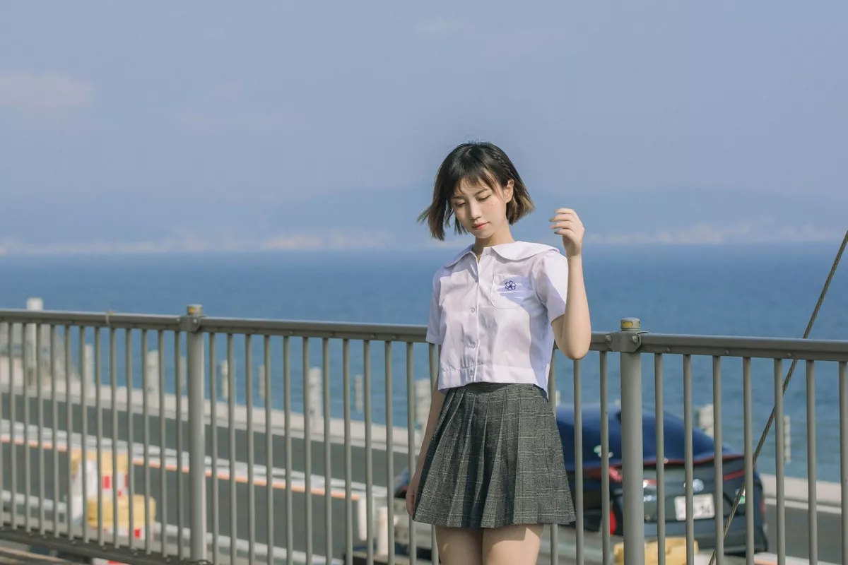 次元少女念雪ww六月间事主题日本旅拍系列户外性感JK制服+和服迷人诱惑写真100P