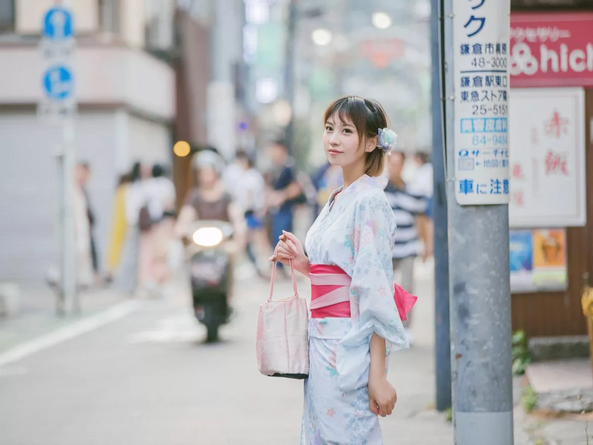 次元少女念雪ww六月间事主题日本旅拍系列户外性感JK制服+和服迷人诱惑写真100P