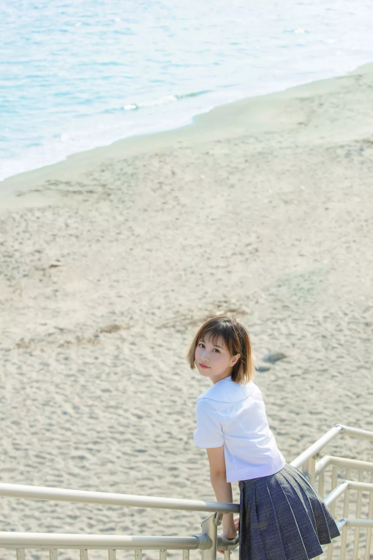 次元少女念雪ww六月间事主题日本旅拍系列户外性感JK制服+和服迷人诱惑写真100P