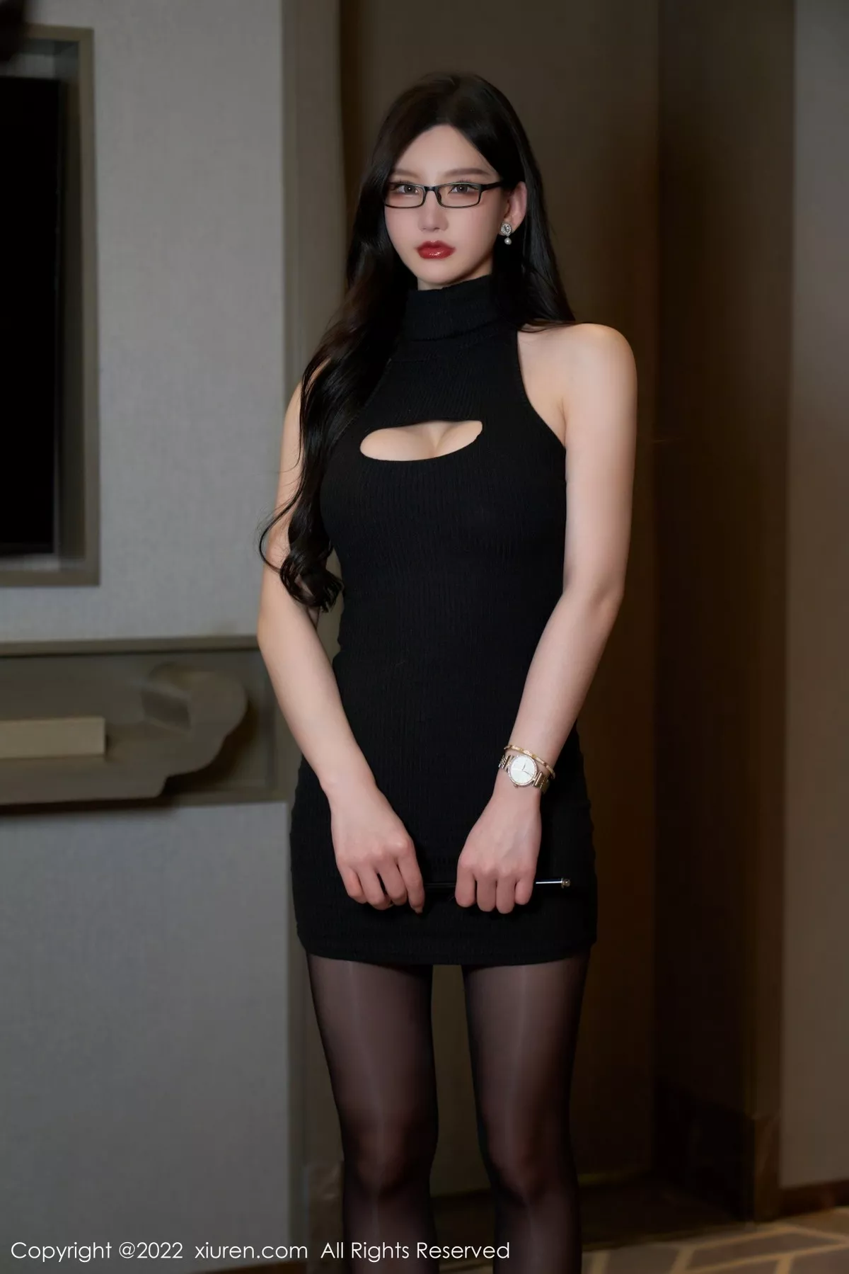 XiuRen第5009期_女神周于希Sally私人教师主题超薄无内黑丝裤袜极致诱惑写真73P