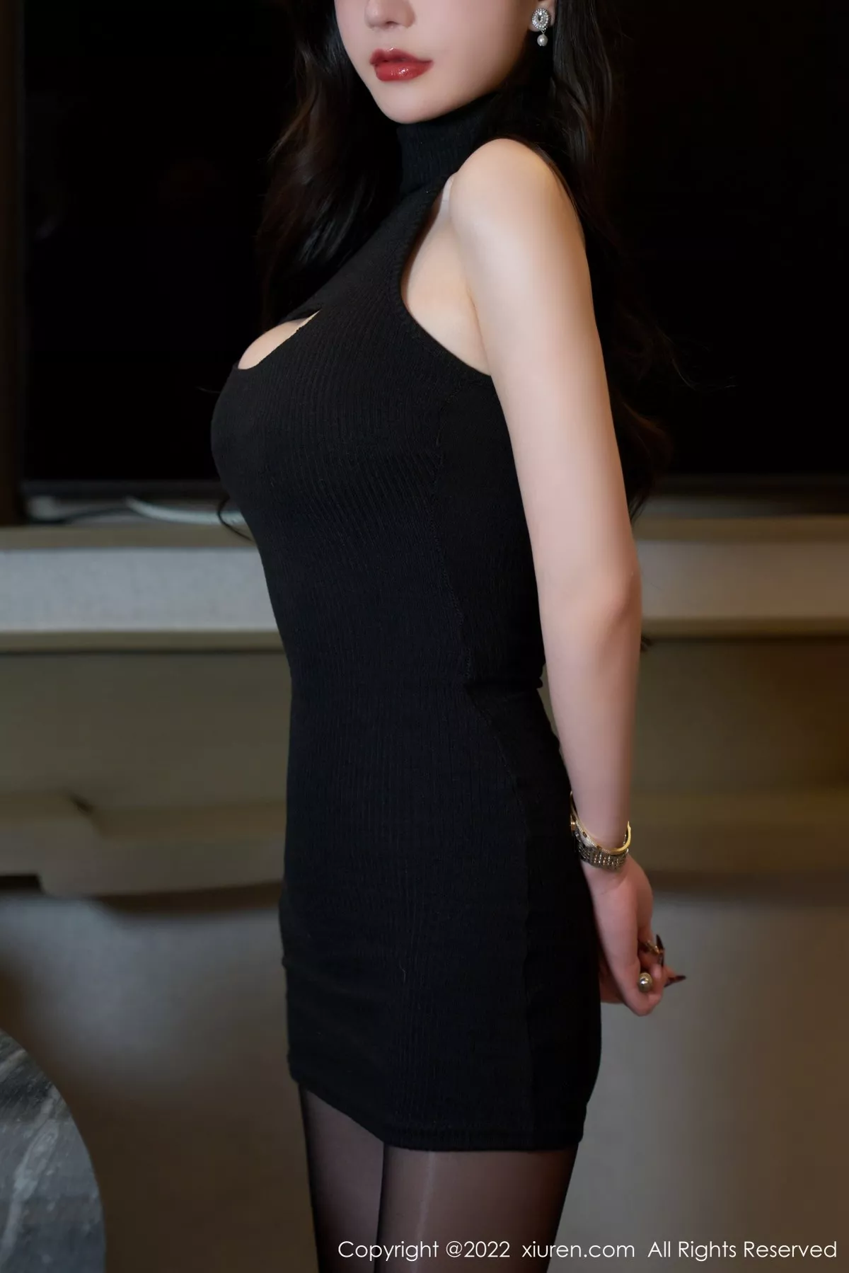 XiuRen第5009期_女神周于希Sally私人教师主题超薄无内黑丝裤袜极致诱惑写真73P