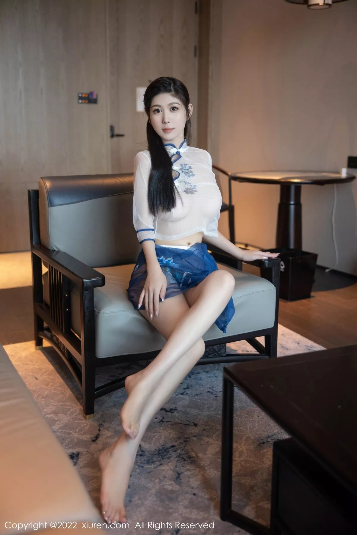 XiuRen第5401期_模特李雅柔182CM白色轻透古装服饰透视秀惹火身材诱惑写真60P