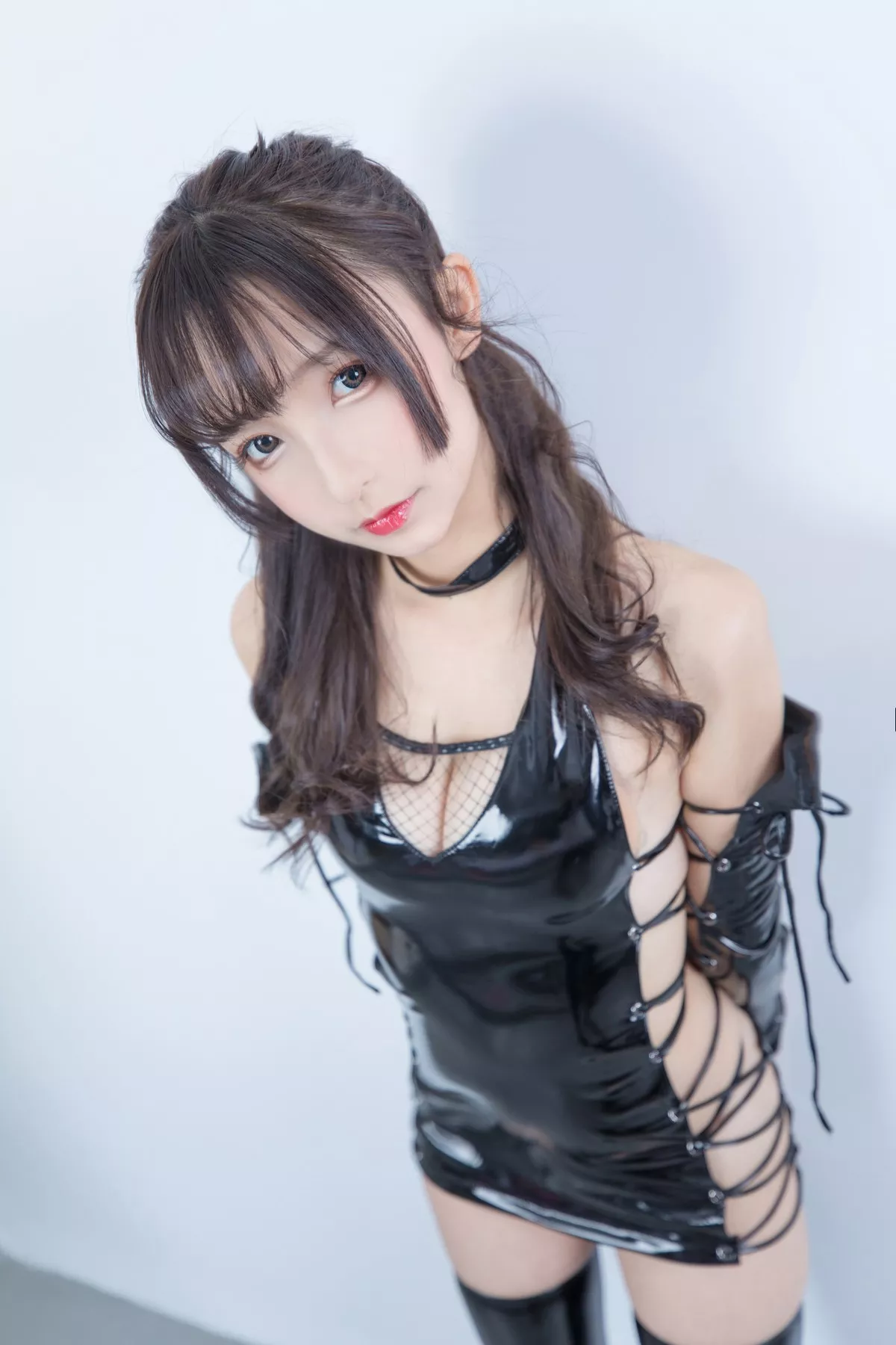 萝莉美女神楽坂真冬美女武士主题性感黑色皮质服饰秀完美身材迷人诱惑写真150P