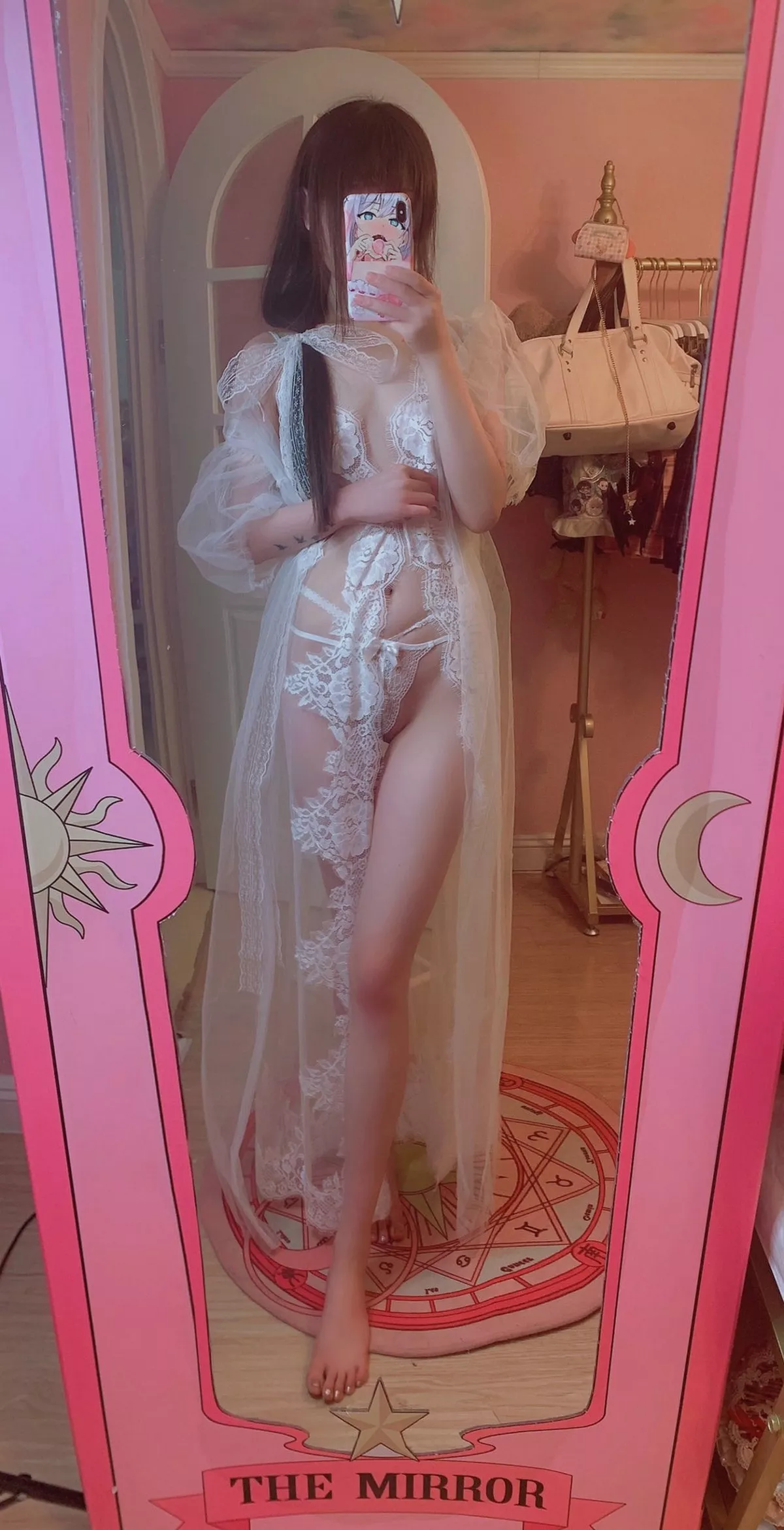 Coser少女星野咪兔镜主题私房镜子前自拍多套性感服饰秀完美身材迷人诱惑写真48P