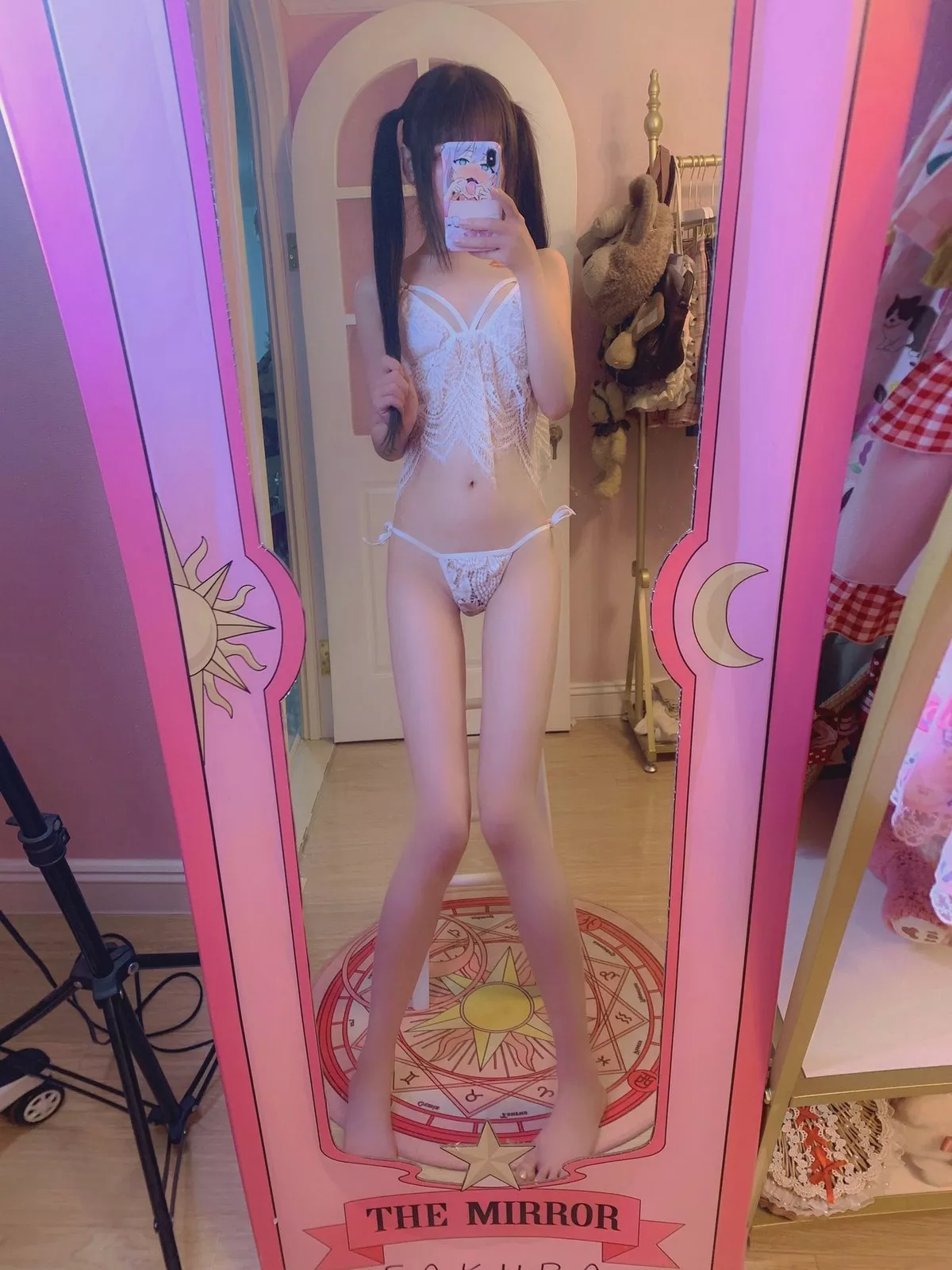 Coser少女星野咪兔镜主题私房镜子前自拍多套性感服饰秀完美身材迷人诱惑写真48P