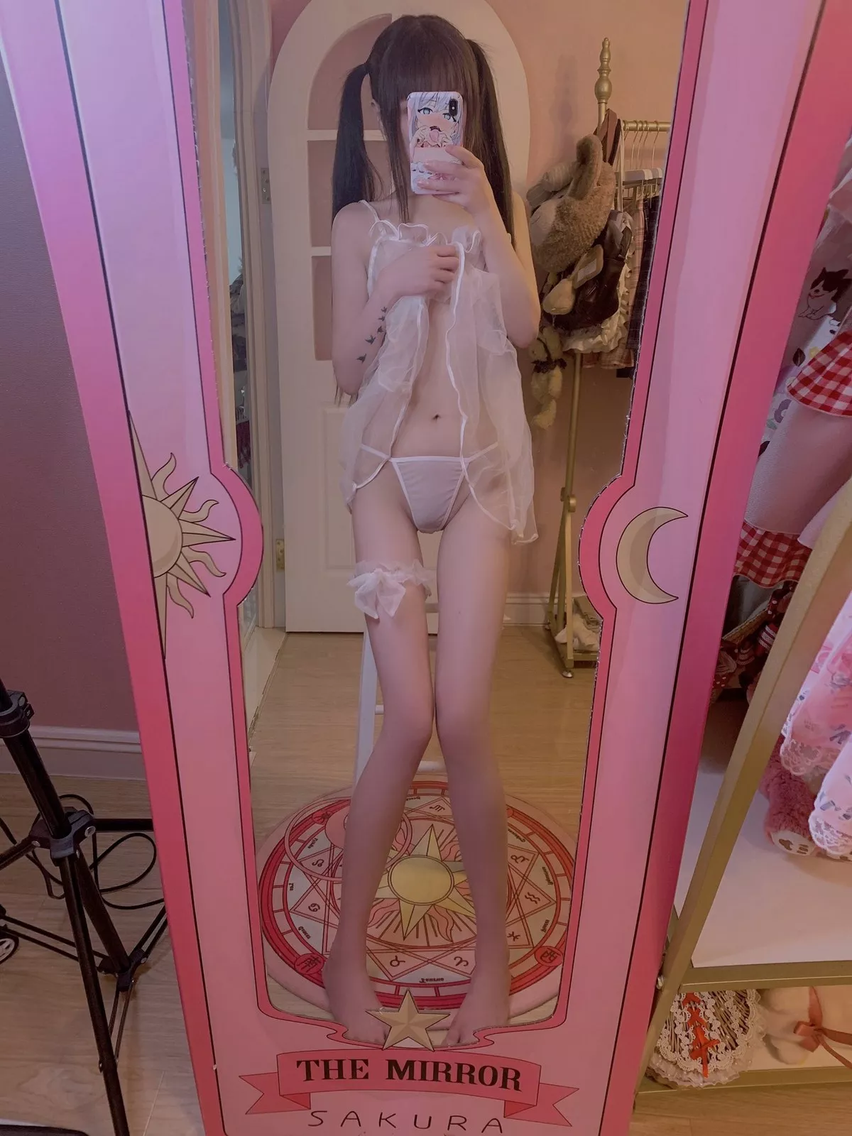 Coser少女星野咪兔镜主题私房镜子前自拍多套性感服饰秀完美身材迷人诱惑写真48P