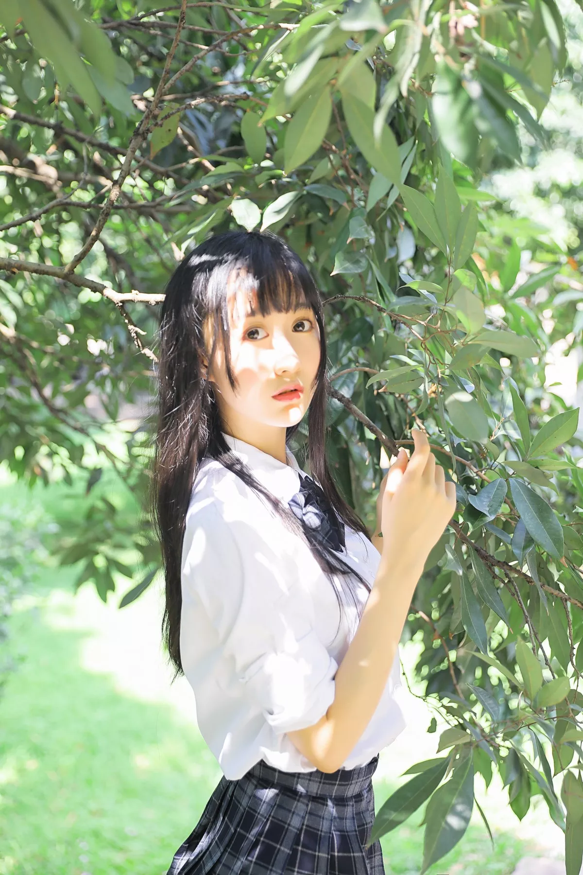 萌系小姐姐木绵绵OwO上体育课啦主题户外性感学妹JK+体育课运动服迷人写真59P