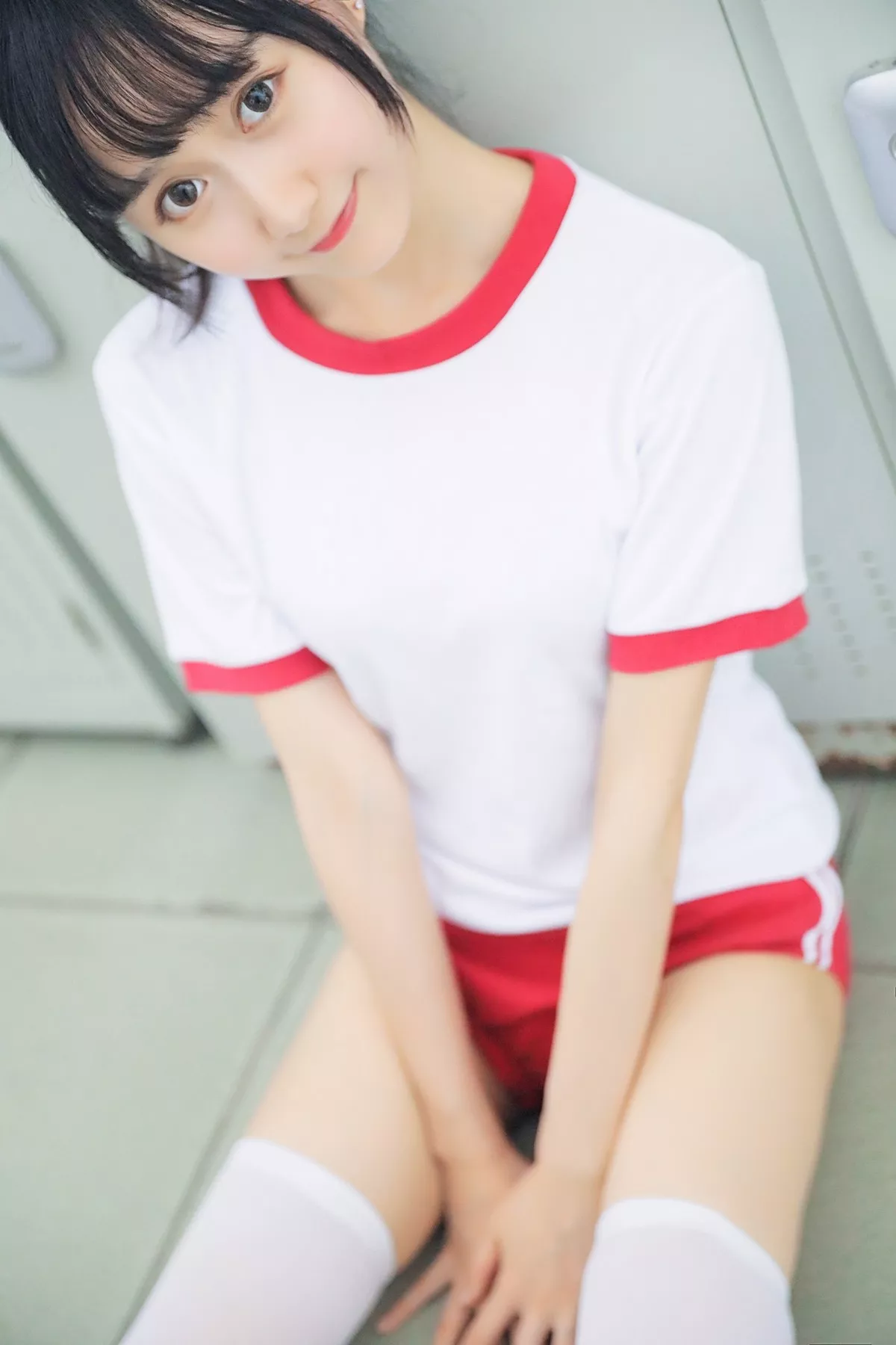 萌系小姐姐木绵绵OwO上体育课啦主题户外性感学妹JK+体育课运动服迷人写真59P
