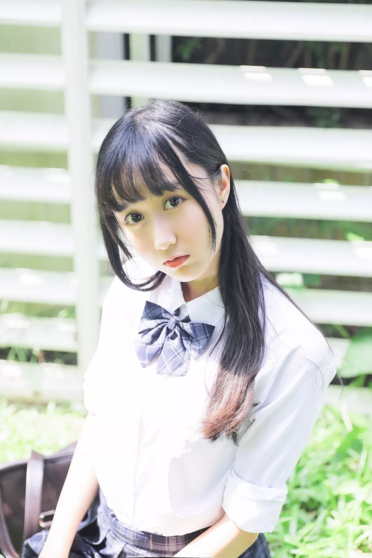 萌系小姐姐木绵绵OwO上体育课啦主题户外性感学妹JK+体育课运动服迷人写真59P