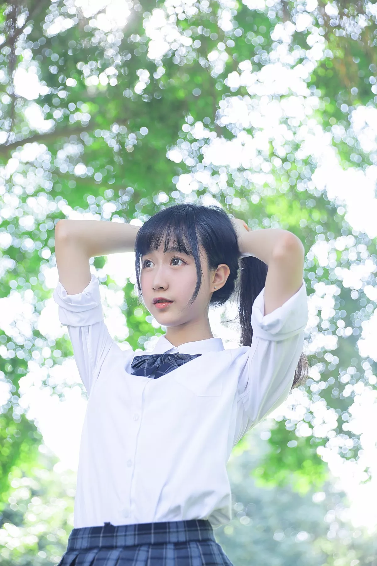 萌系小姐姐木绵绵OwO上体育课啦主题户外性感学妹JK+体育课运动服迷人写真59P
