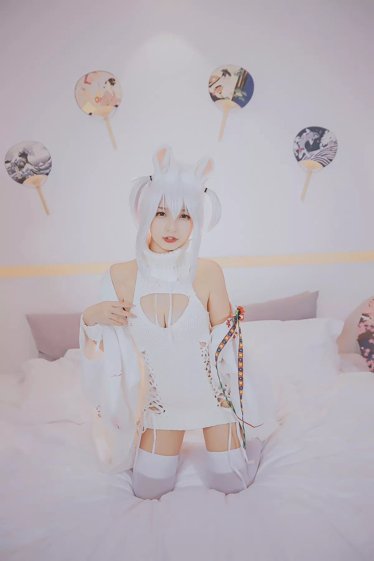 萝莉美女神楽板真冬狼妹&兔娘主题私房性感服饰系列秀完美身材迷人诱惑写真150P