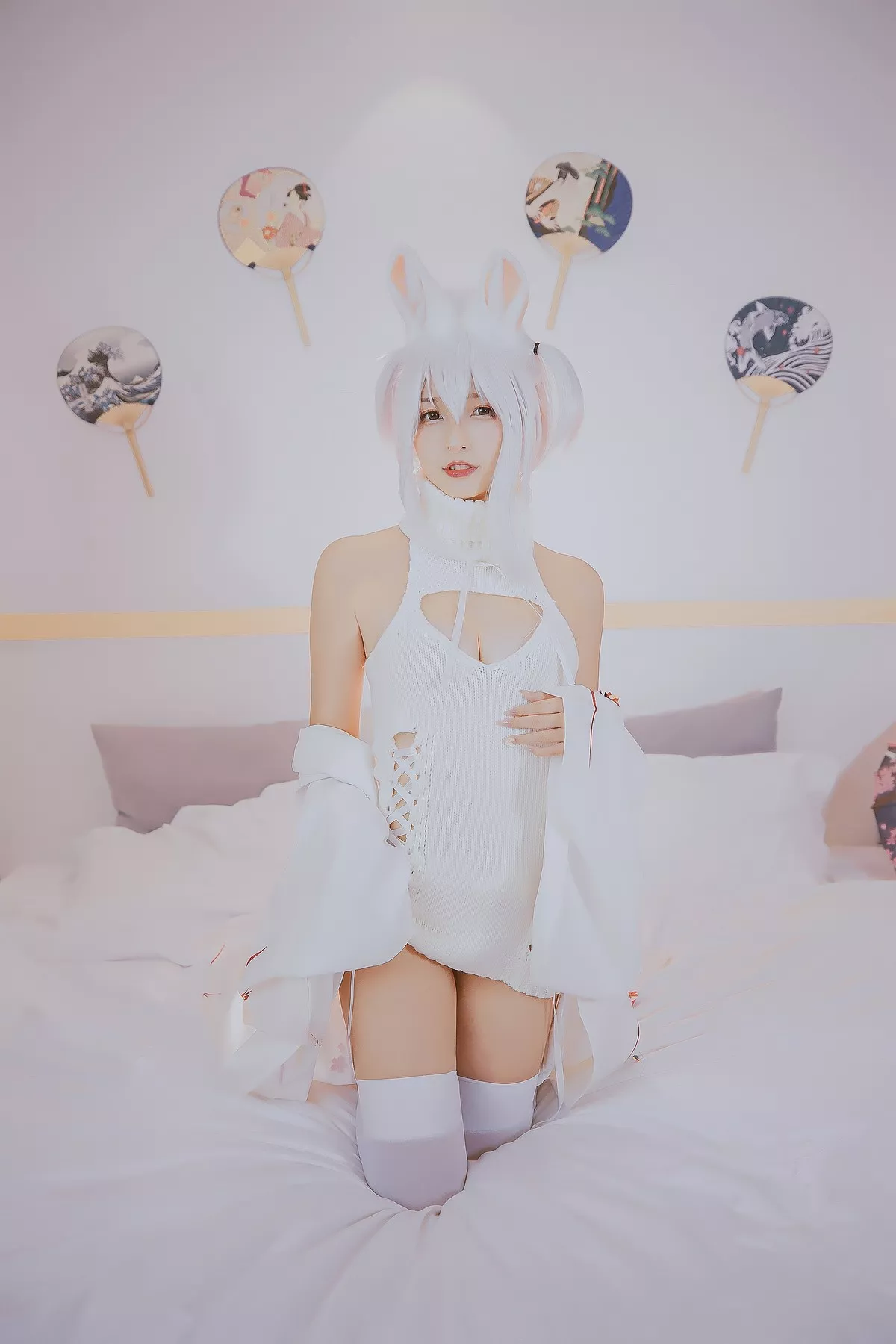 萝莉美女神楽板真冬狼妹&兔娘主题私房性感服饰系列秀完美身材迷人诱惑写真150P
