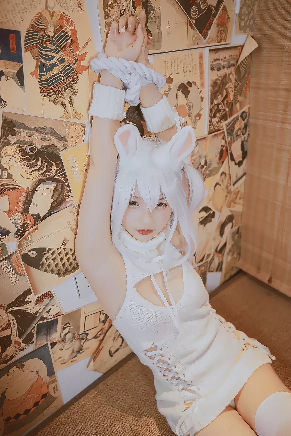 萝莉美女神楽板真冬狼妹&兔娘主题私房性感服饰系列秀完美身材迷人诱惑写真150P