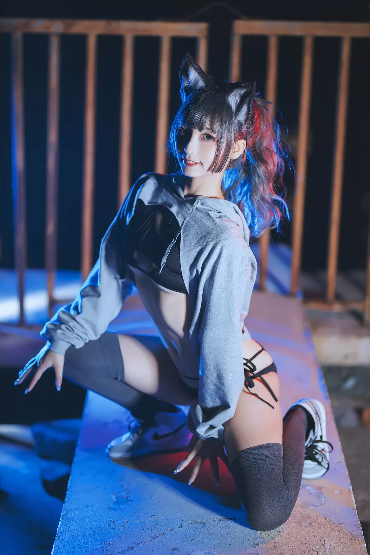 萝莉美女神楽板真冬狼妹&兔娘主题私房性感服饰系列秀完美身材迷人诱惑写真150P
