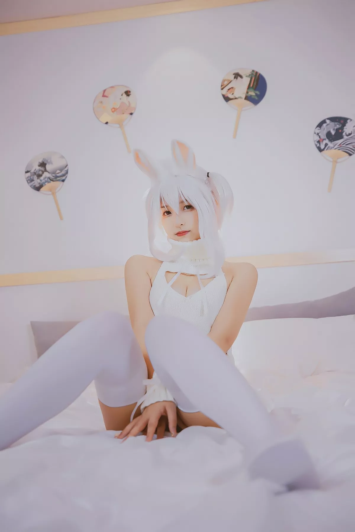 萝莉美女神楽板真冬狼妹&兔娘主题私房性感服饰系列秀完美身材迷人诱惑写真150P