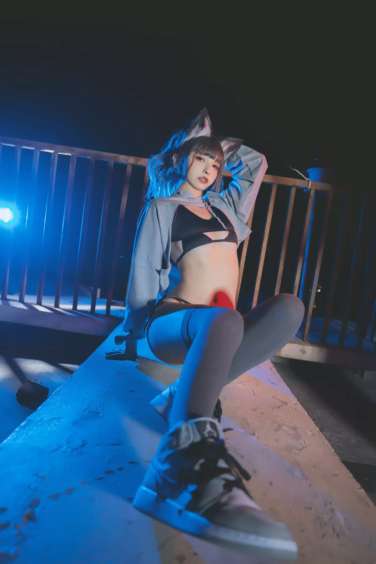 萝莉美女神楽板真冬狼妹&兔娘主题私房性感服饰系列秀完美身材迷人诱惑写真150P