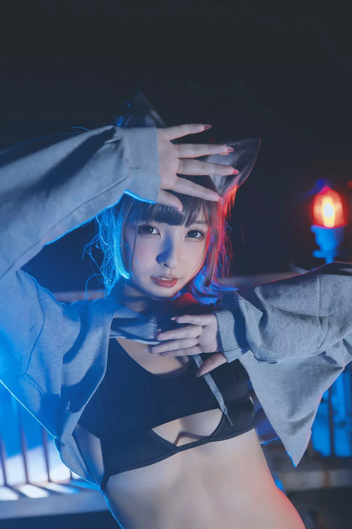 萝莉美女神楽板真冬狼妹&兔娘主题私房性感服饰系列秀完美身材迷人诱惑写真150P